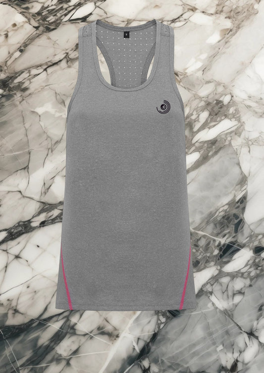 VENEXA black on grey sports vest