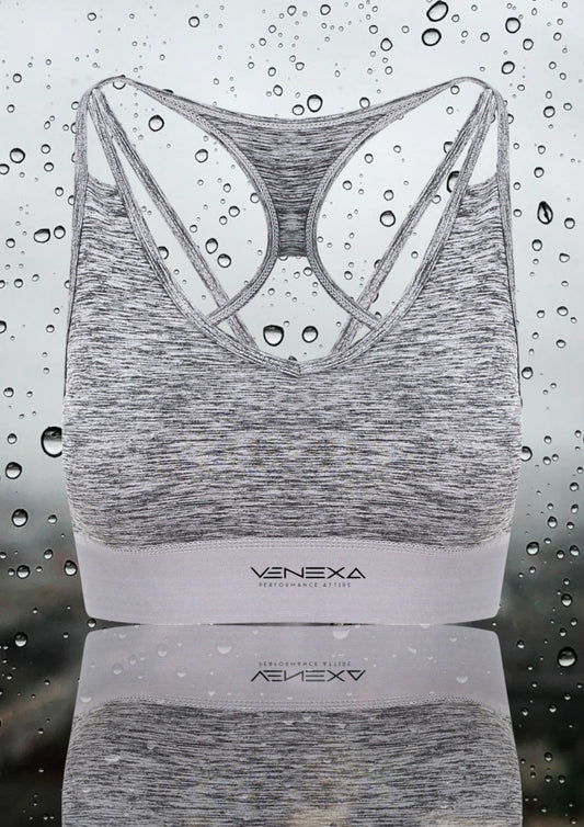 VENEXA grey sports bra