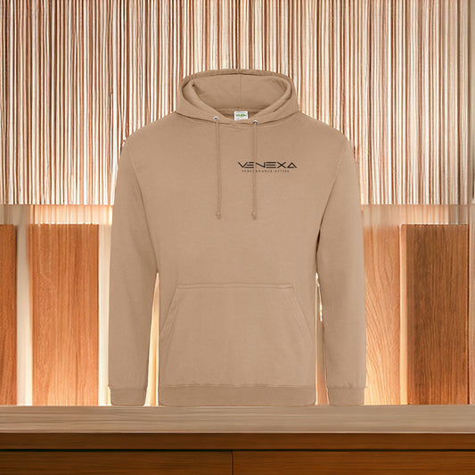 VENEXA tan fitted hoodie