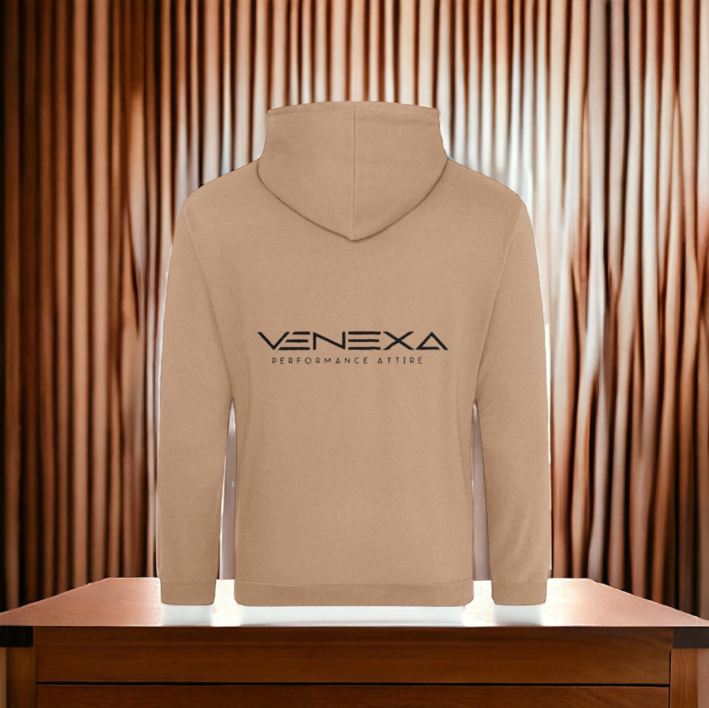 VENEXA tan fitted hoodie